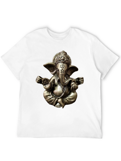 Ganesha Graphic Tee - Spiritual Om Design