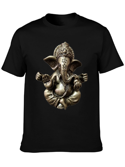 Ganesha Graphic Tee - Spiritual Om Design