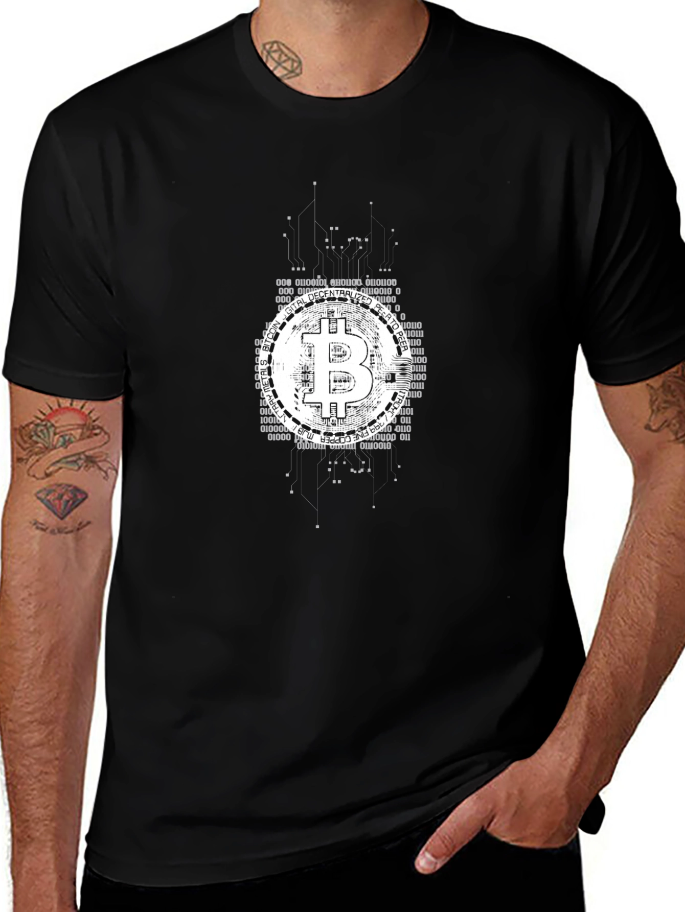 Bitcoin Crypto Tech T-Shirt