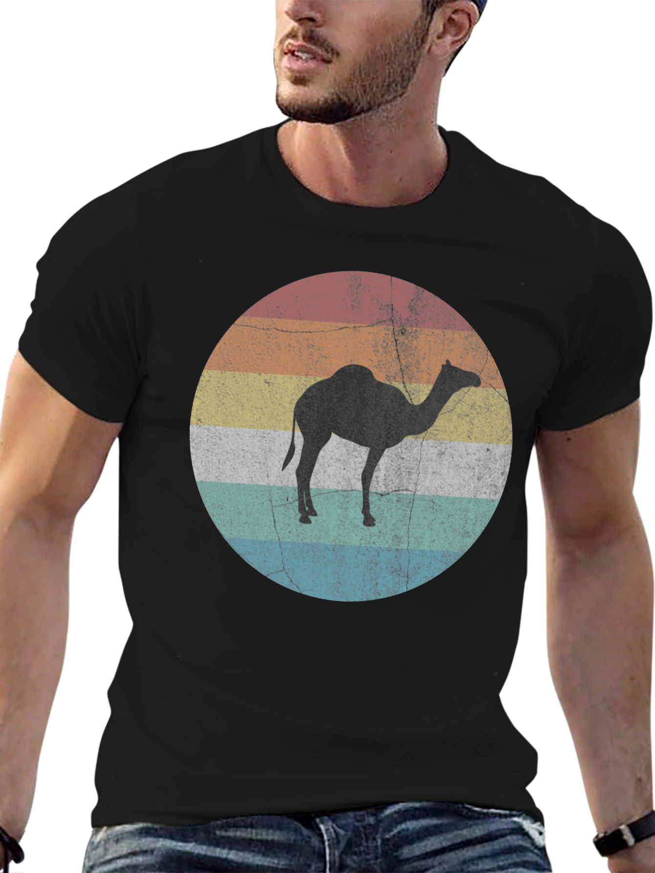 Retro Camel Silhouette Graphic Tee