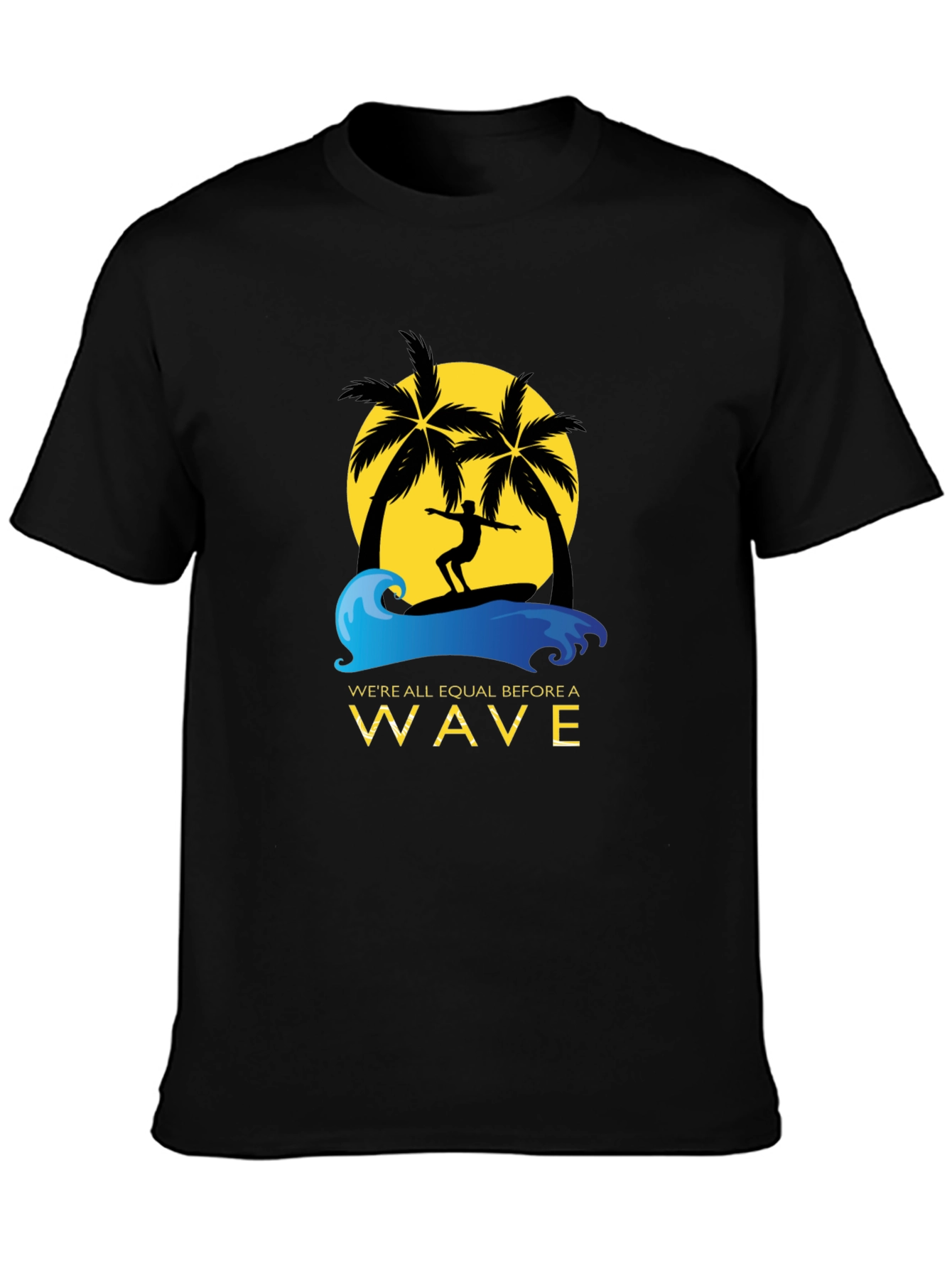 Surfer Graphic Tee - Equal Before a Wave