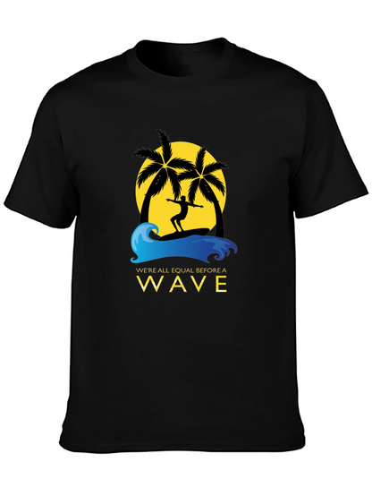 Surfer Graphic Tee - Equal Before a Wave
