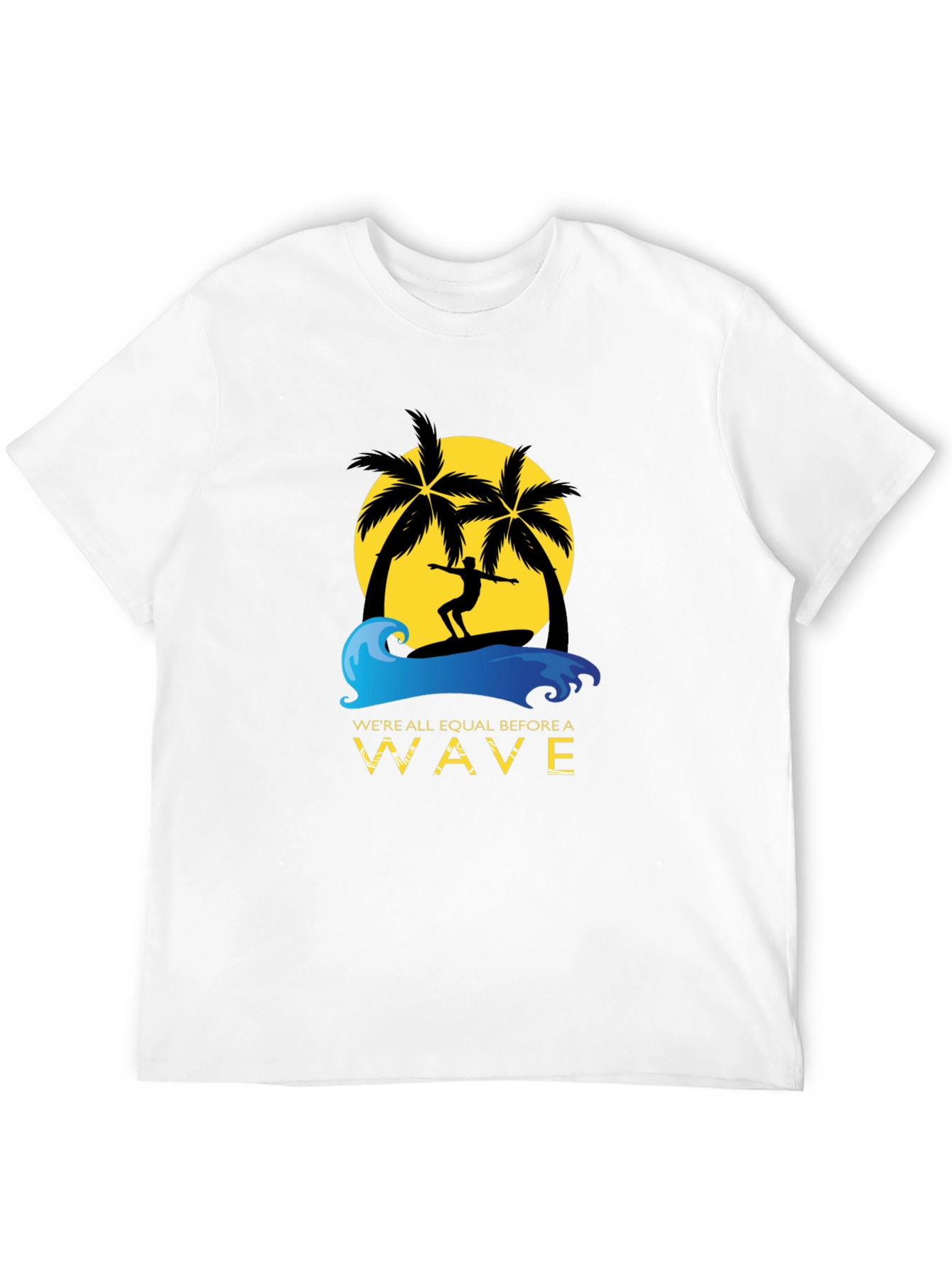 Surfer Graphic Tee - Equal Before a Wave