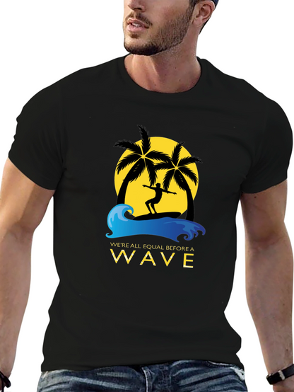 Surfer Graphic Tee - Equal Before a Wave