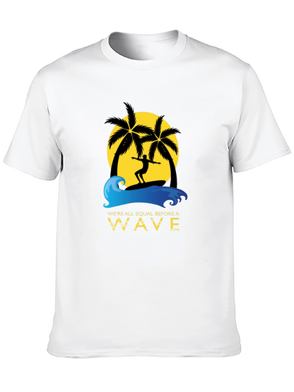 Surfer Graphic Tee - Equal Before a Wave