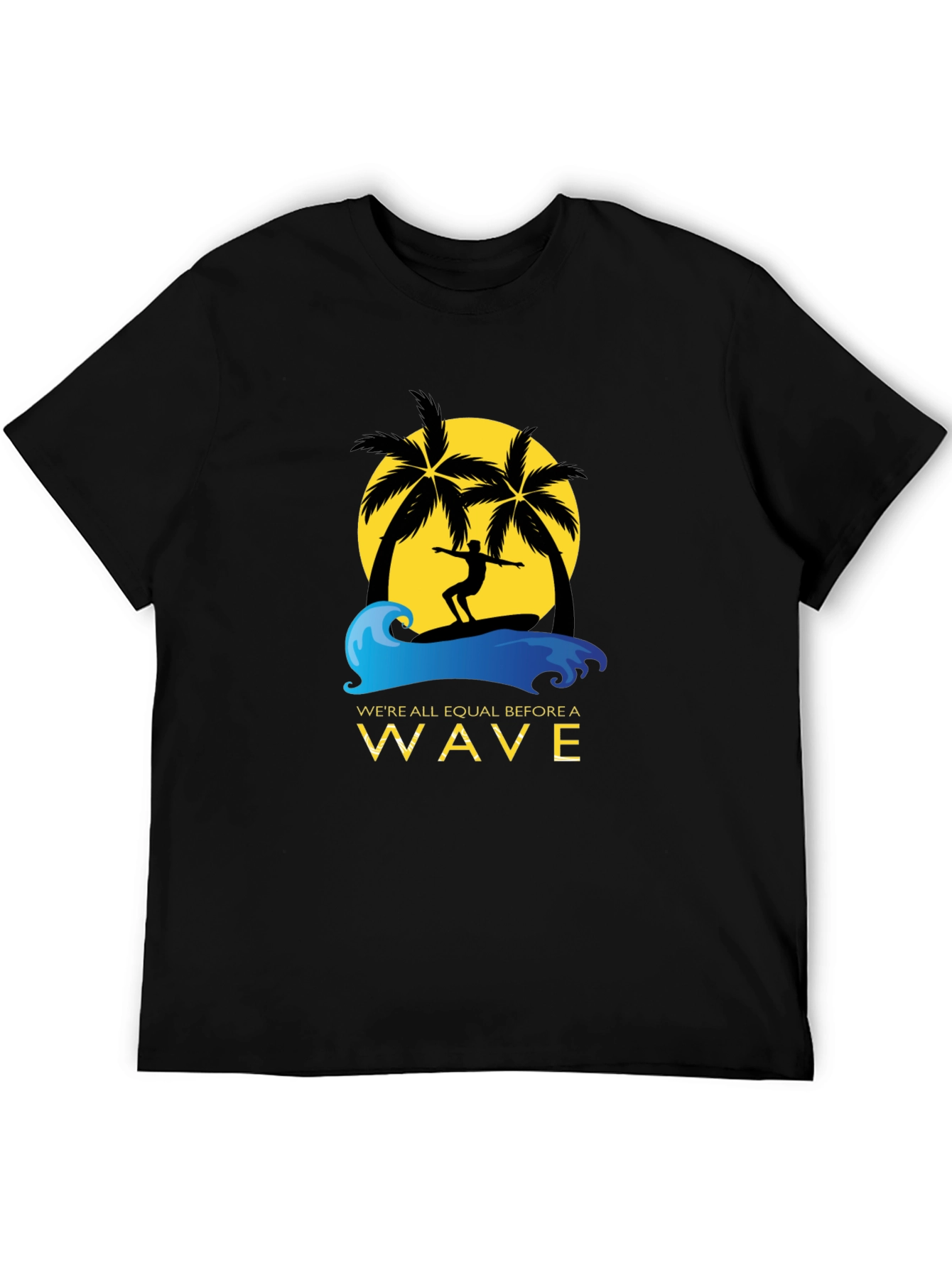 Surfer Graphic Tee - Equal Before a Wave
