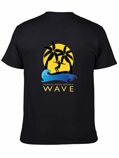 Surfer Graphic Tee - Equal Before a Wave