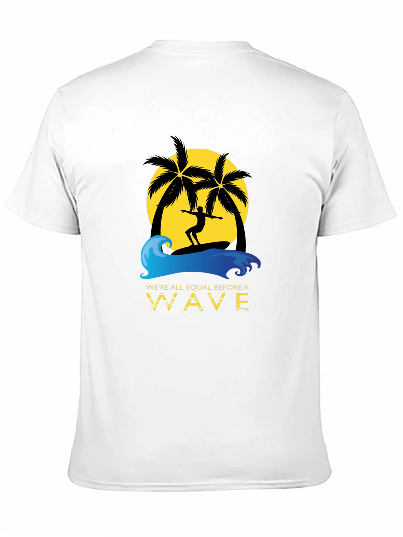 Surfer Graphic Tee - Equal Before a Wave
