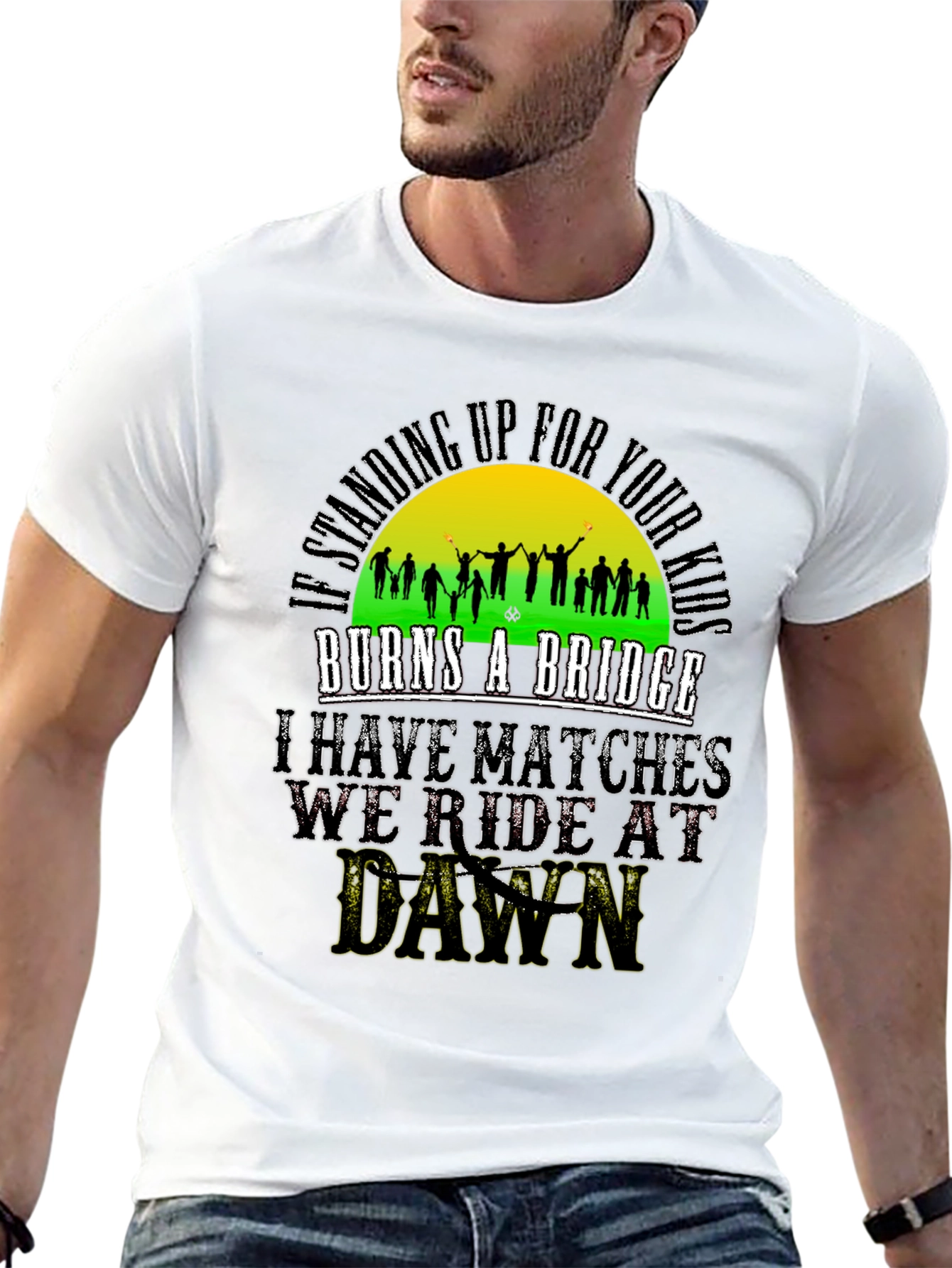 Im Standing Up For Your Kids Graphic Tee