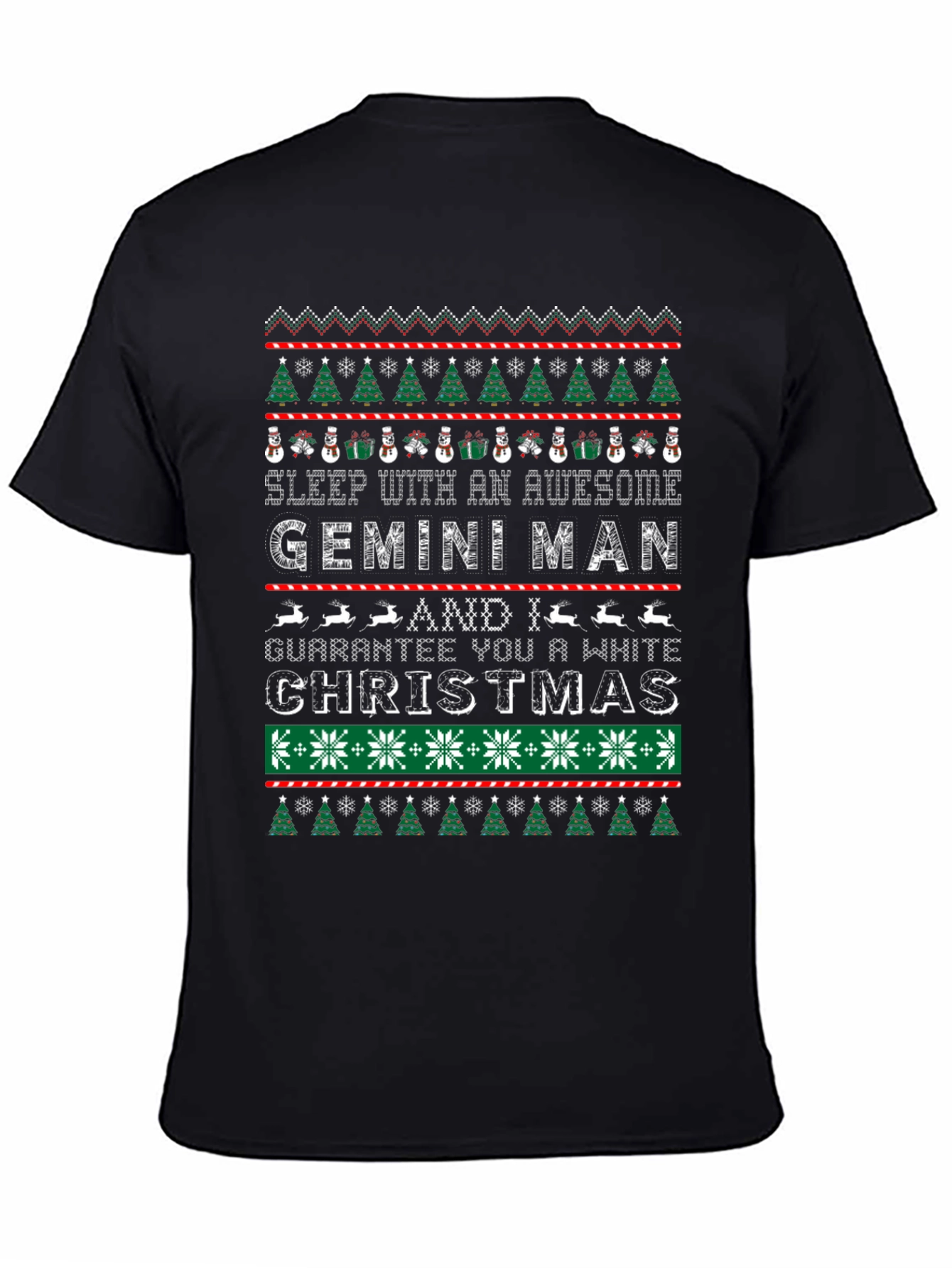 Gemini Man Ugly Christmas T-Shirt