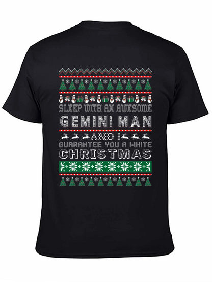 Gemini Man Ugly Christmas T-Shirt
