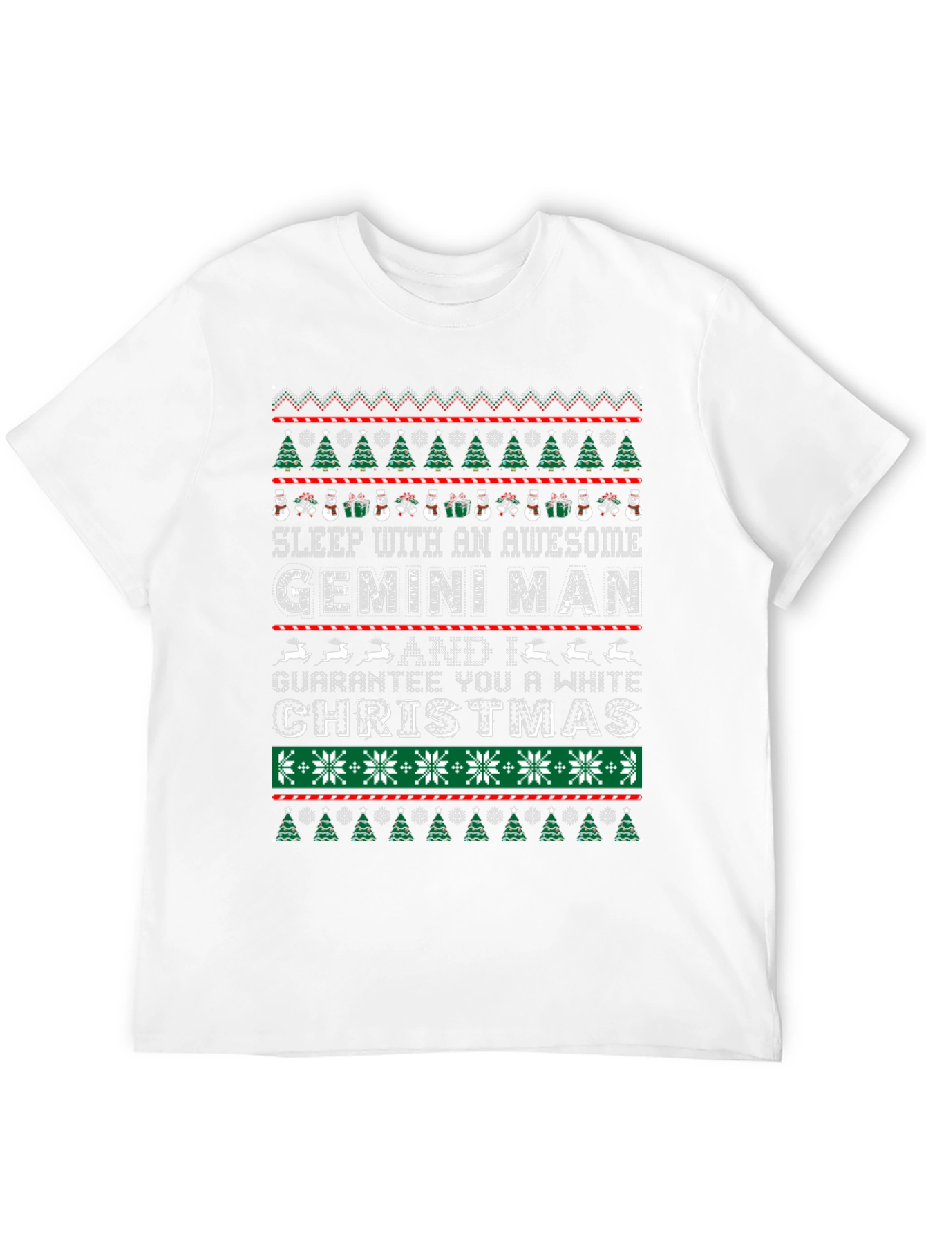 Gemini Man Ugly Christmas T-Shirt