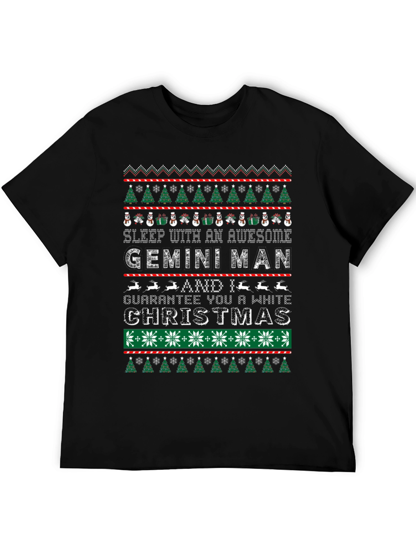 Gemini Man Ugly Christmas T-Shirt