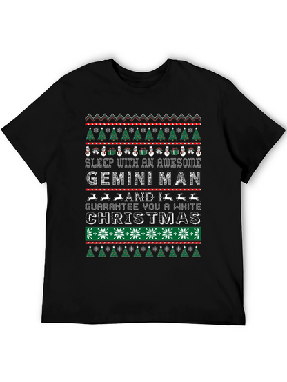 Gemini Man Ugly Christmas T-Shirt
