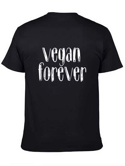 Vegan Forever Graphic Tee - Black