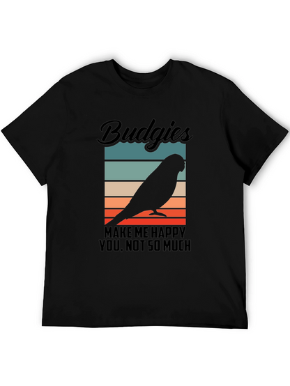 Budgies Make Me Happy T-Shirt