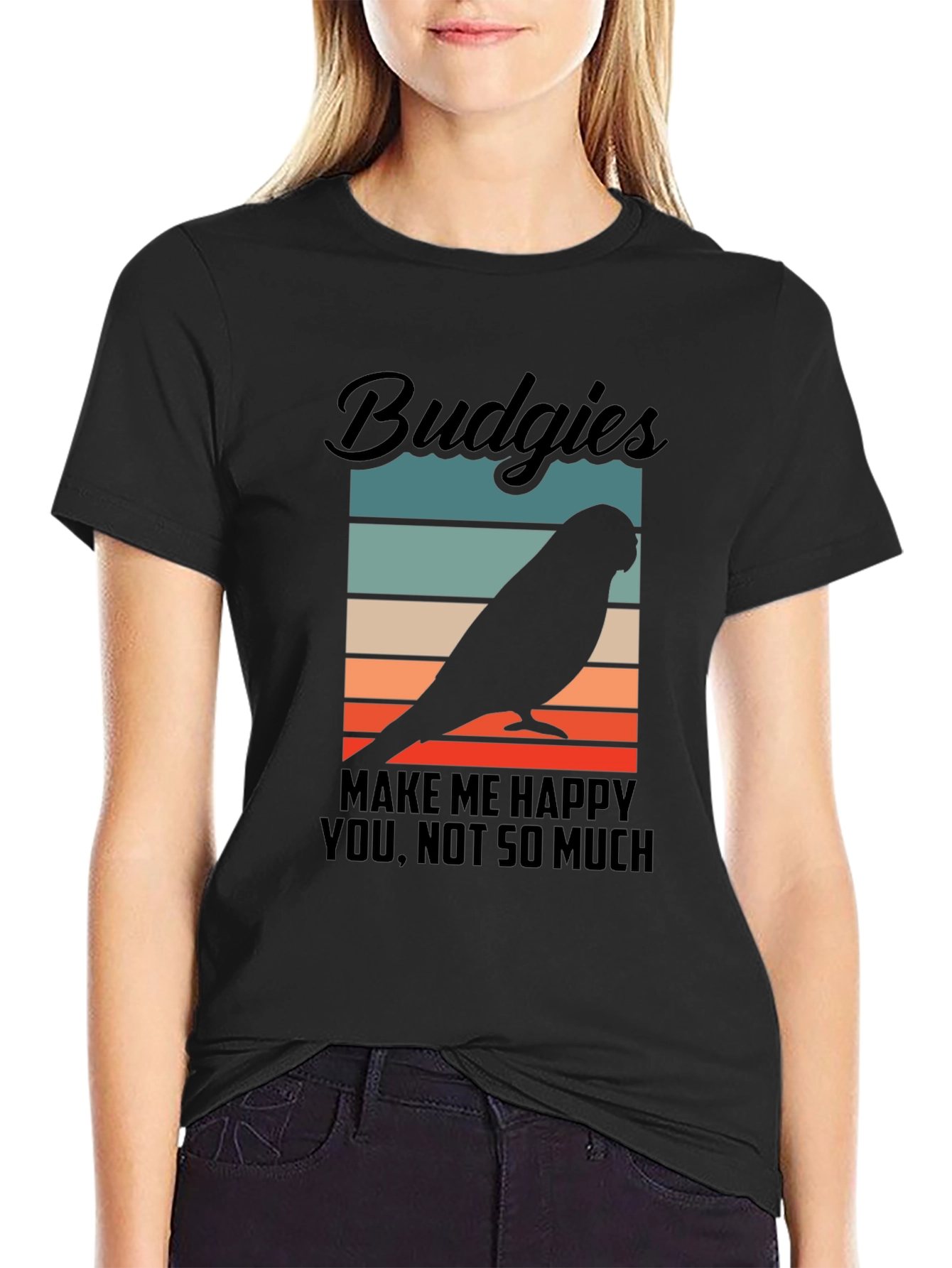 Budgies Make Me Happy T-Shirt