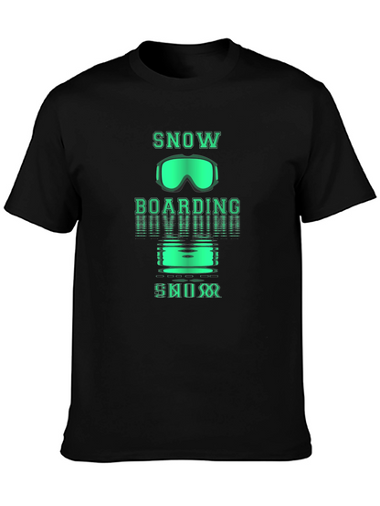 Snowboarding Graphic T-Shirt - Winter Sports Tee