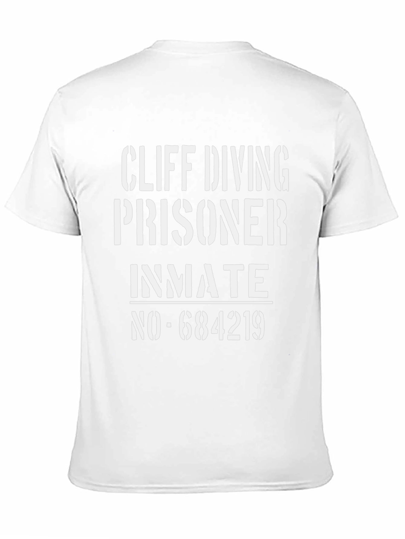 Cliff Diving Prisoner Inmate Graphic Tee
