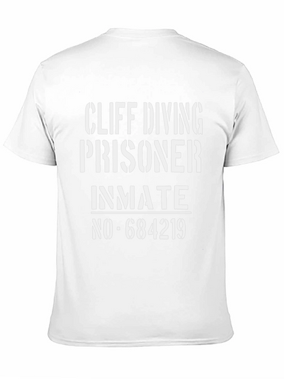 Cliff Diving Prisoner Inmate Graphic Tee