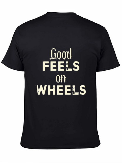 Good Feels on Wheels Graphic Tee - Black