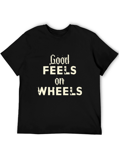 Good Feels on Wheels Graphic Tee - Black