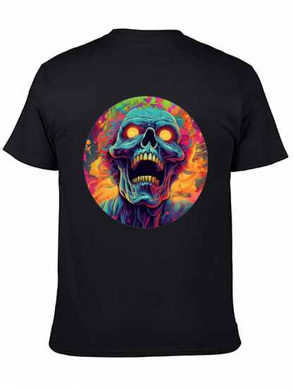 Psychedelic Skull Graphic Tee