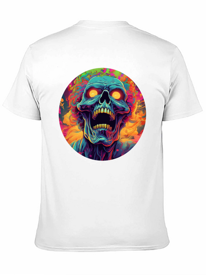 Psychedelic Skull Graphic Tee