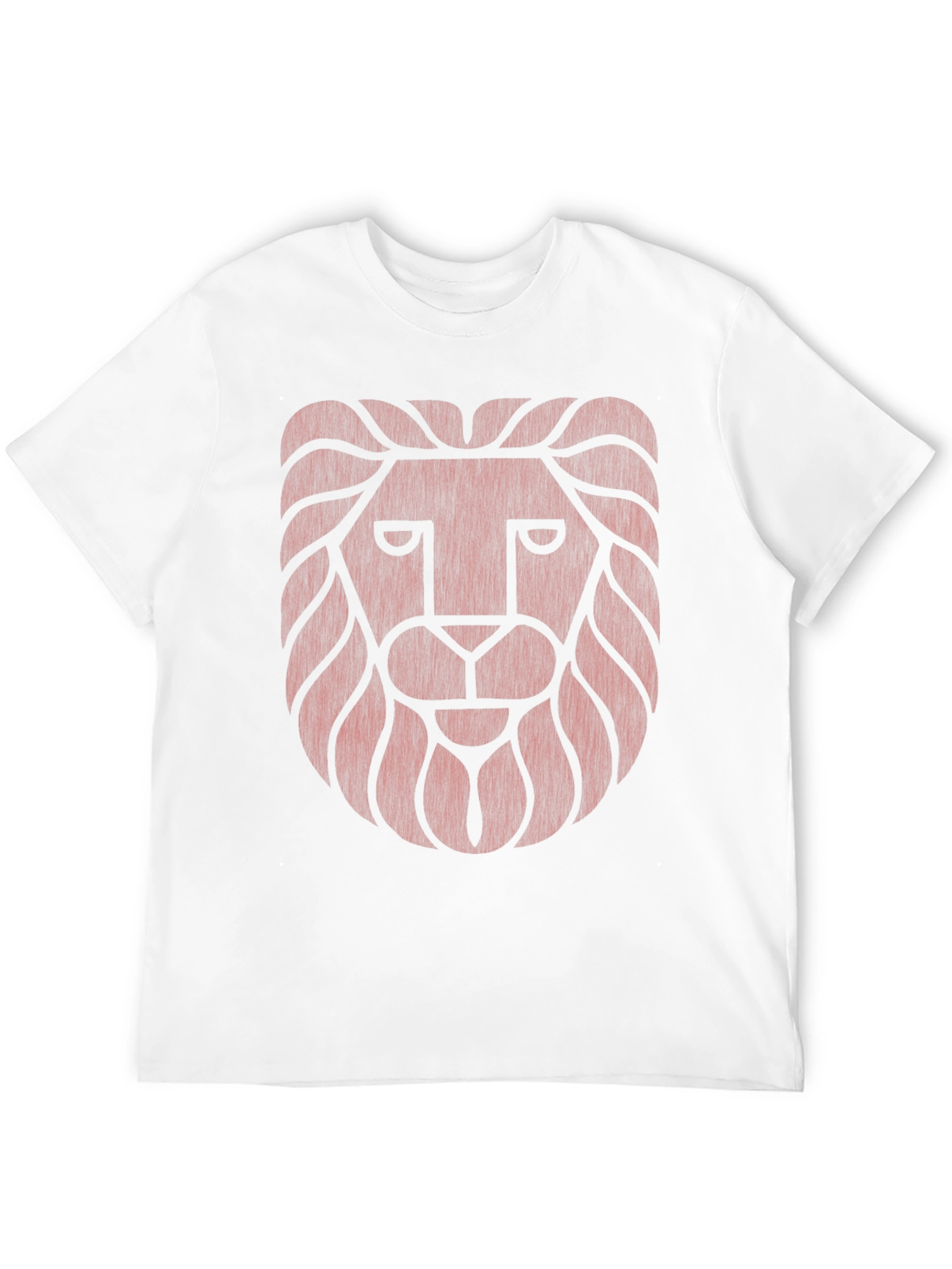 Lion Head Graphic Print T-Shirt - Stylish Mens Tee