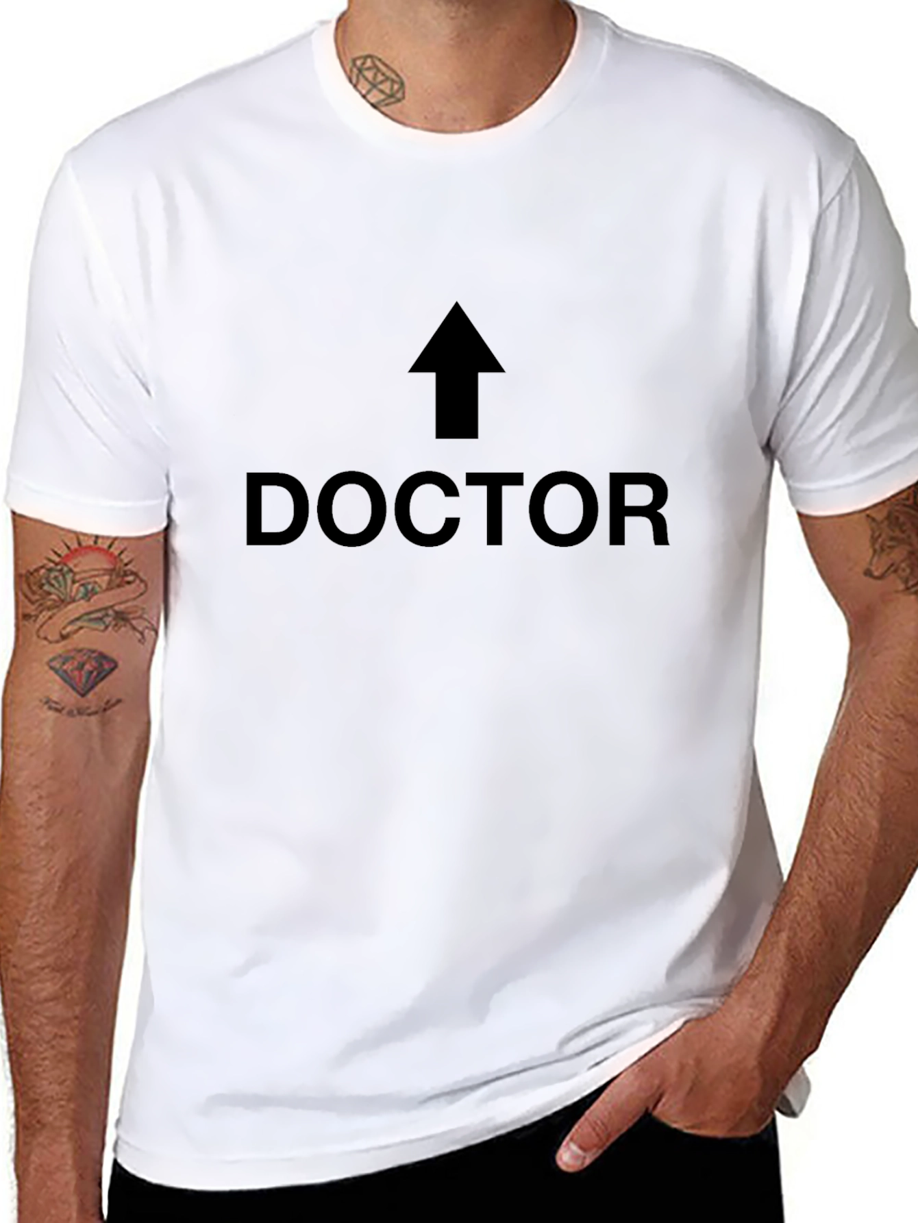 Doctor Up Arrow Graphic T-Shirt