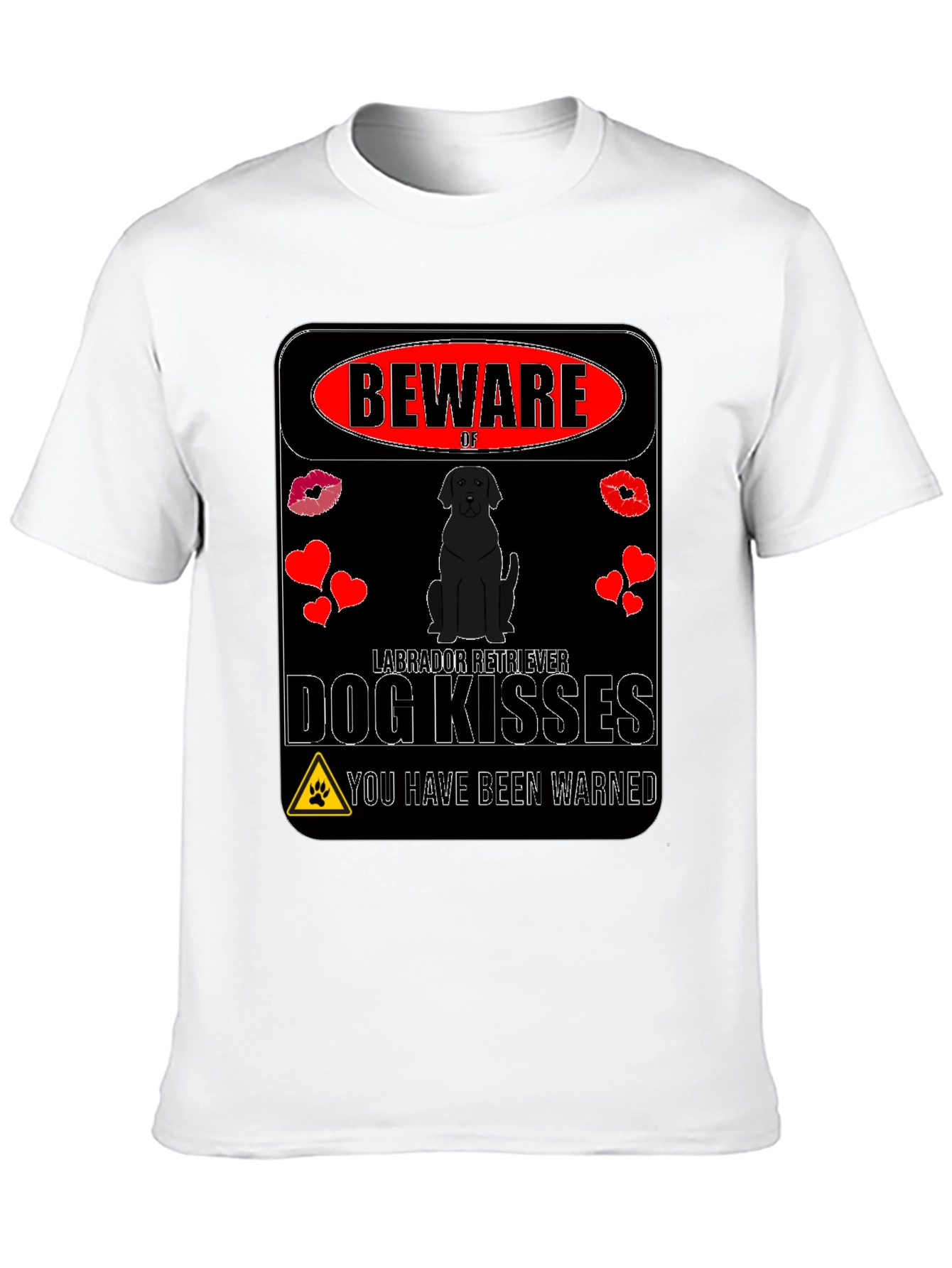 Beware of Labrador Retriever Dog Kisses T-Shirt
