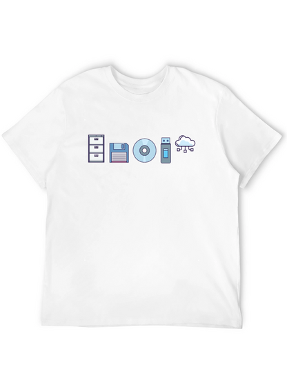 Data Storage Evolution Graphic Tee - Black