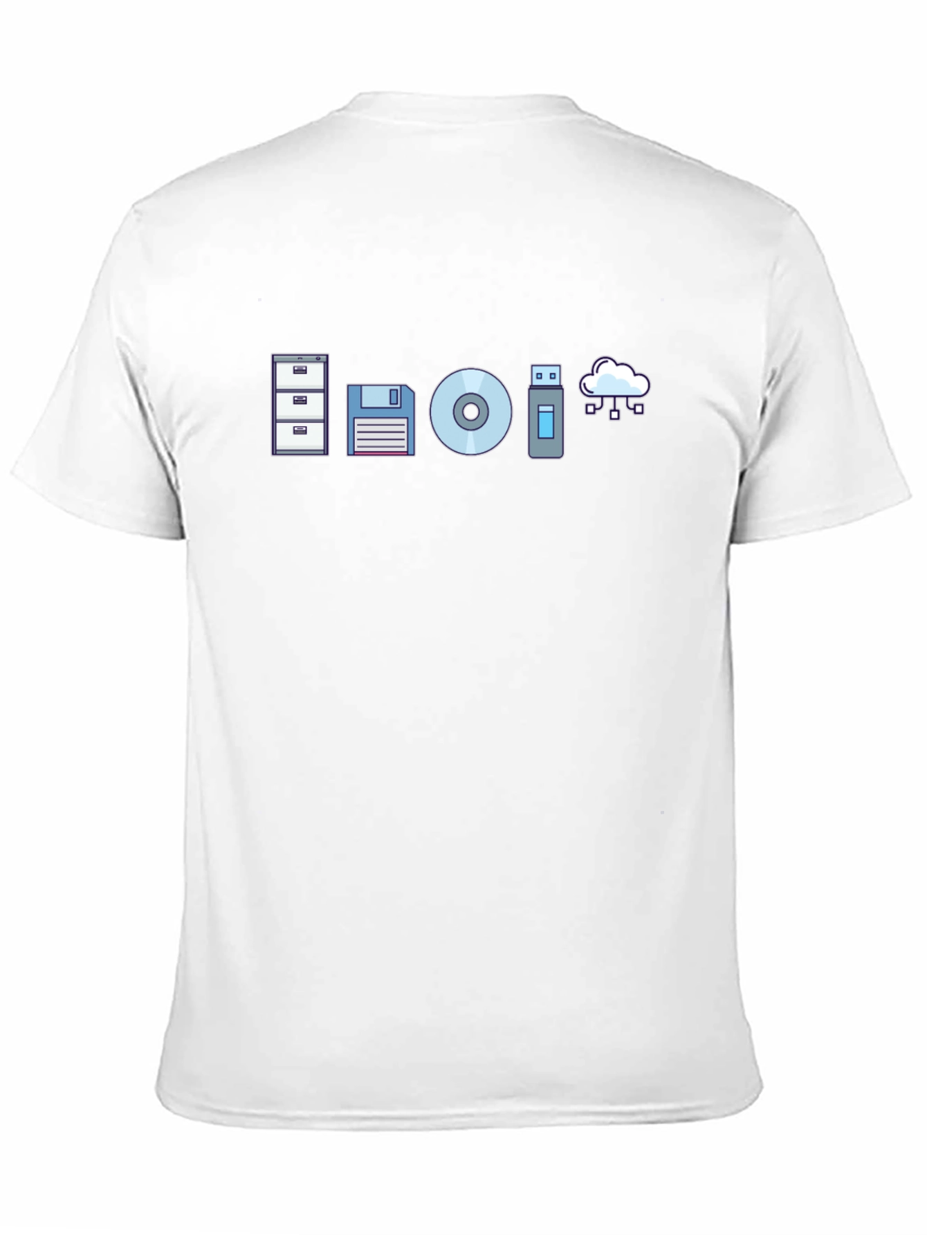 Data Storage Evolution Graphic Tee - Black