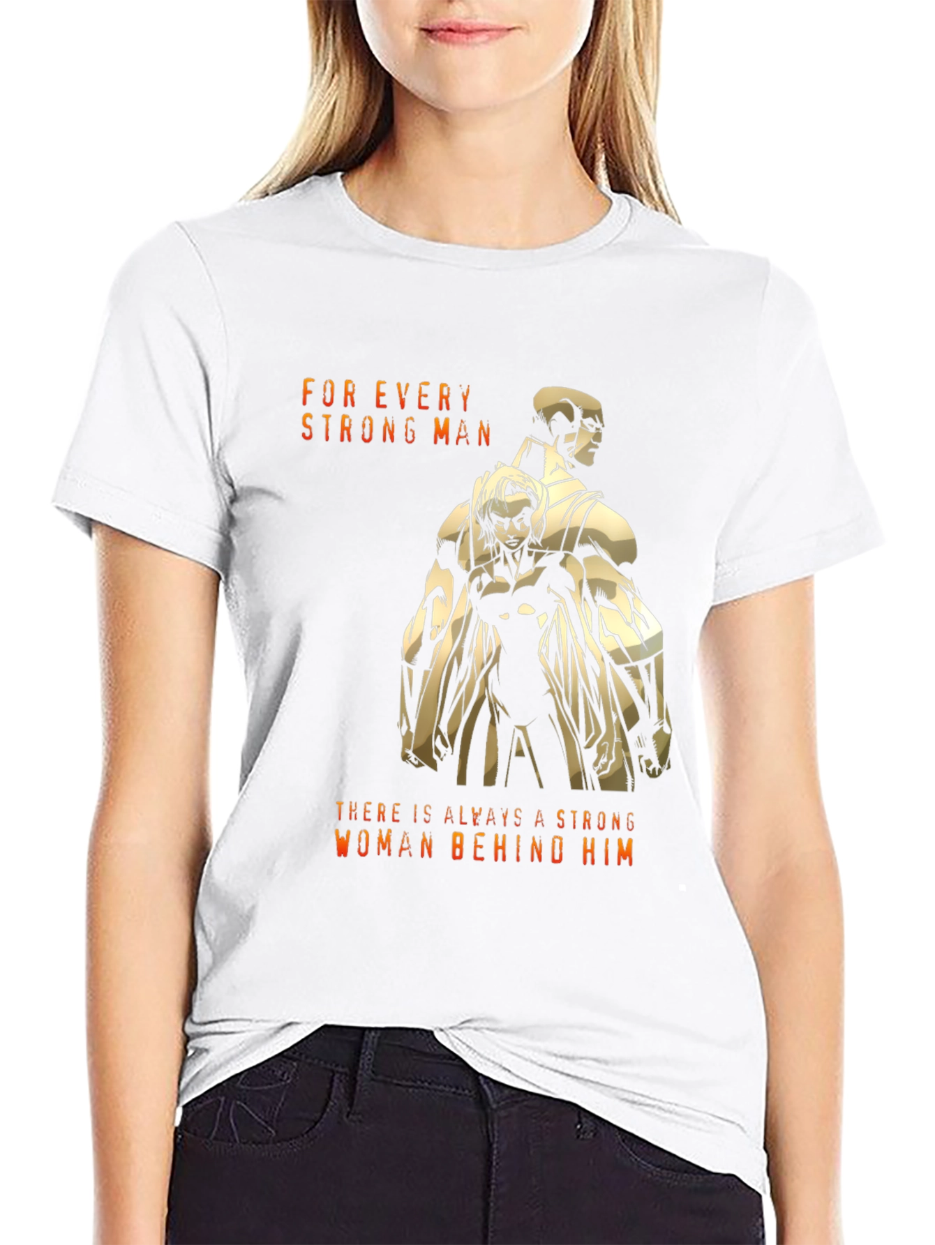 Strong Man/Woman Graphic T-Shirt