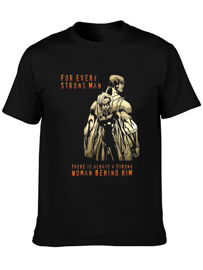 Strong Man/Woman Graphic T-Shirt