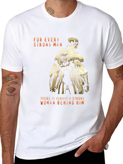 Strong Man/Woman Graphic T-Shirt