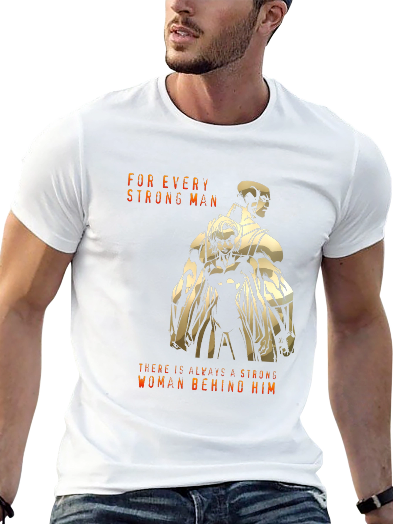 Strong Man/Woman Graphic T-Shirt