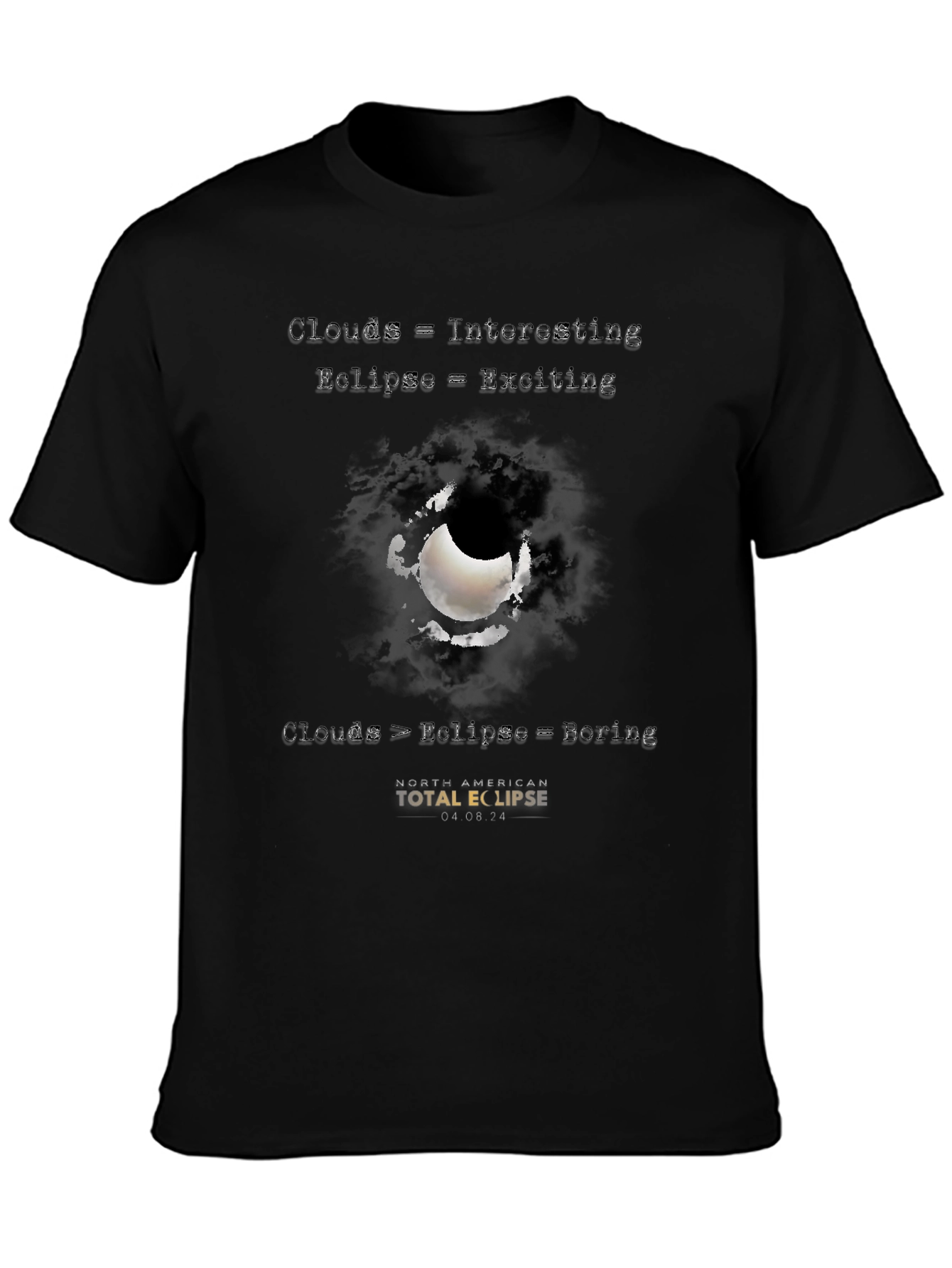 Eclipse Graphic Print T-Shirt