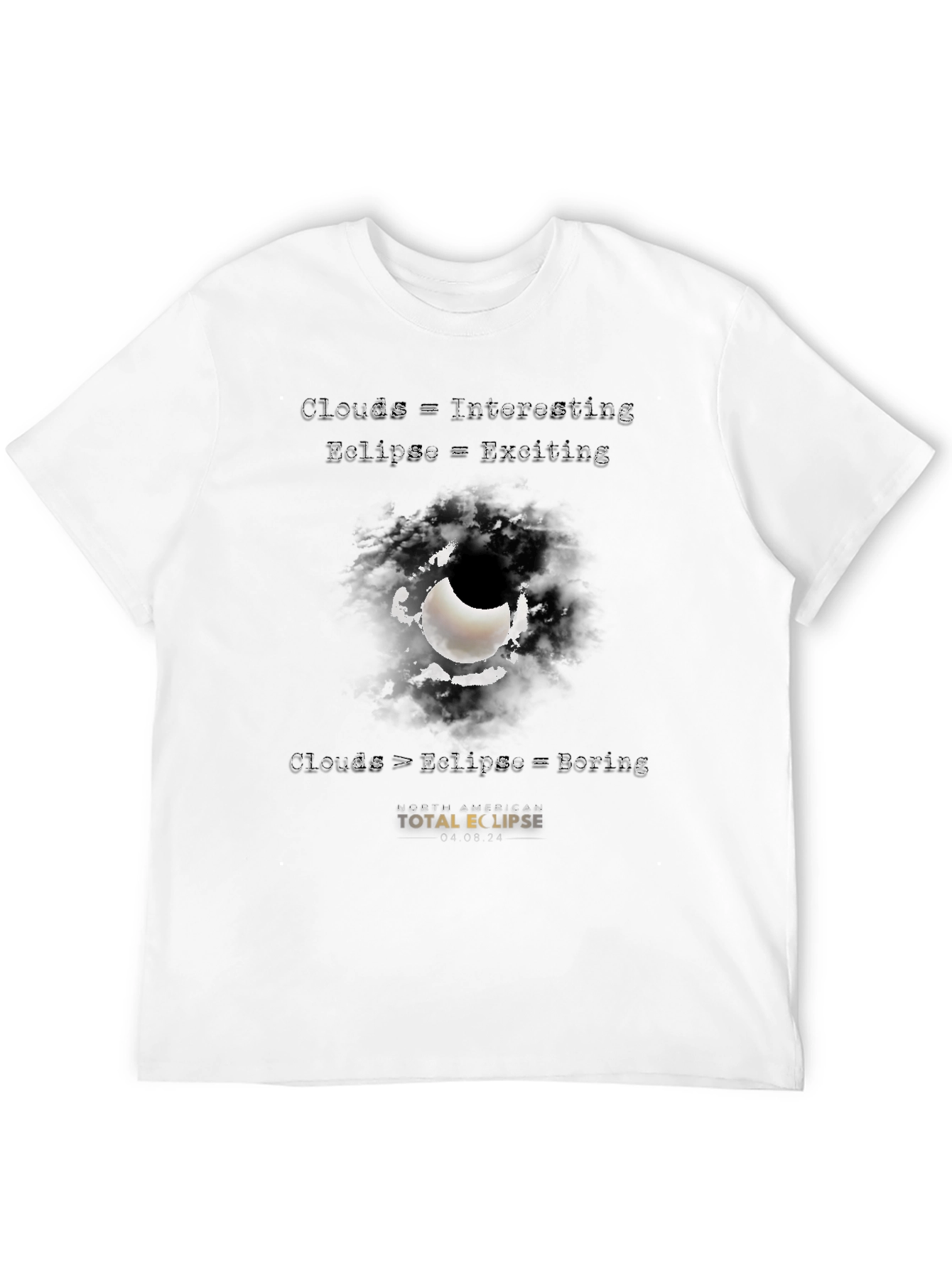 Eclipse Graphic Print T-Shirt