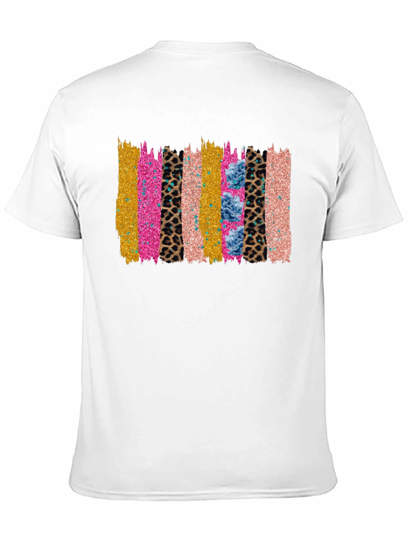 Funky Brushstroke Graphic Tee - Black