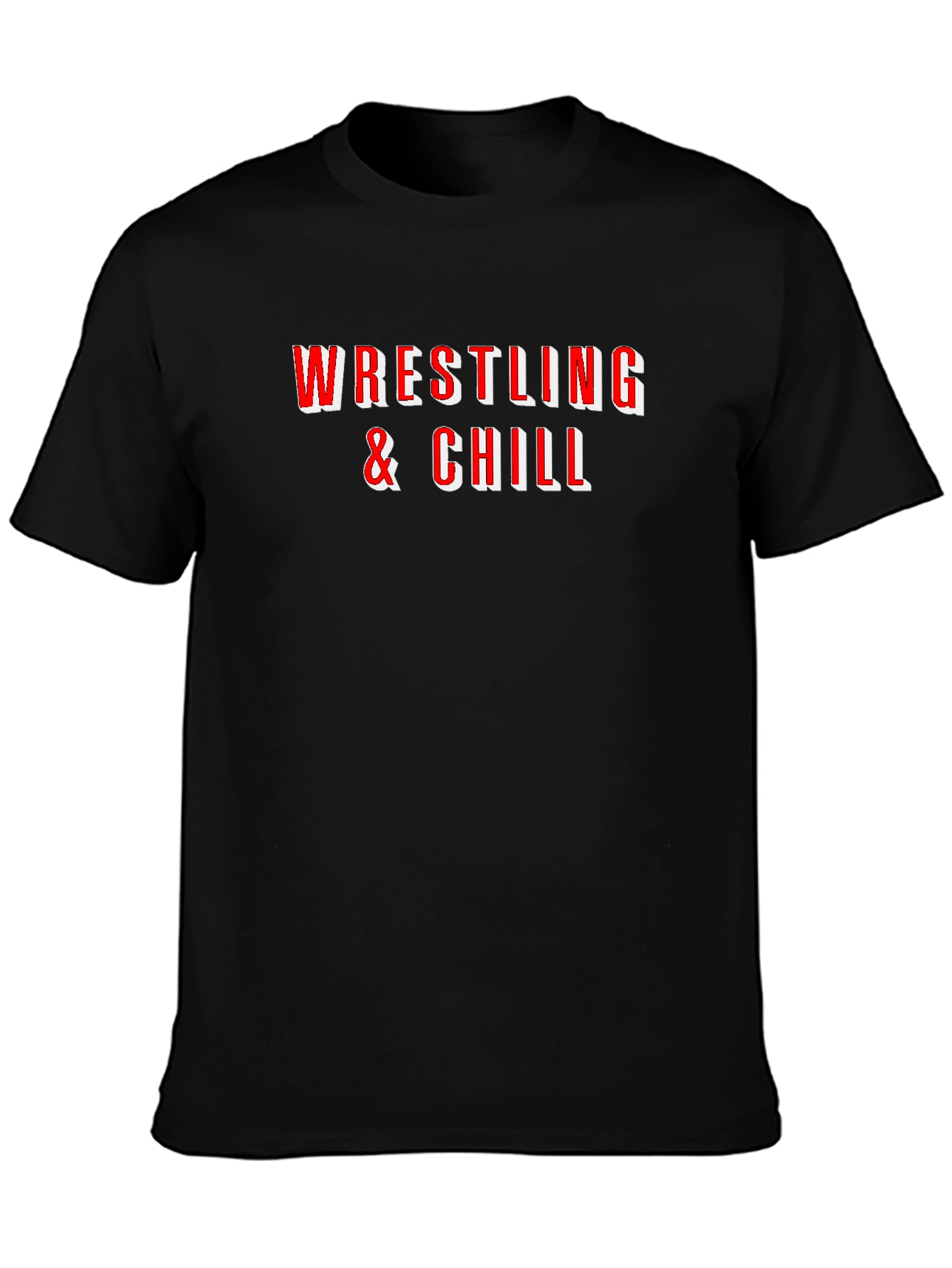 Wrestling & Chill Graphic T-Shirt
