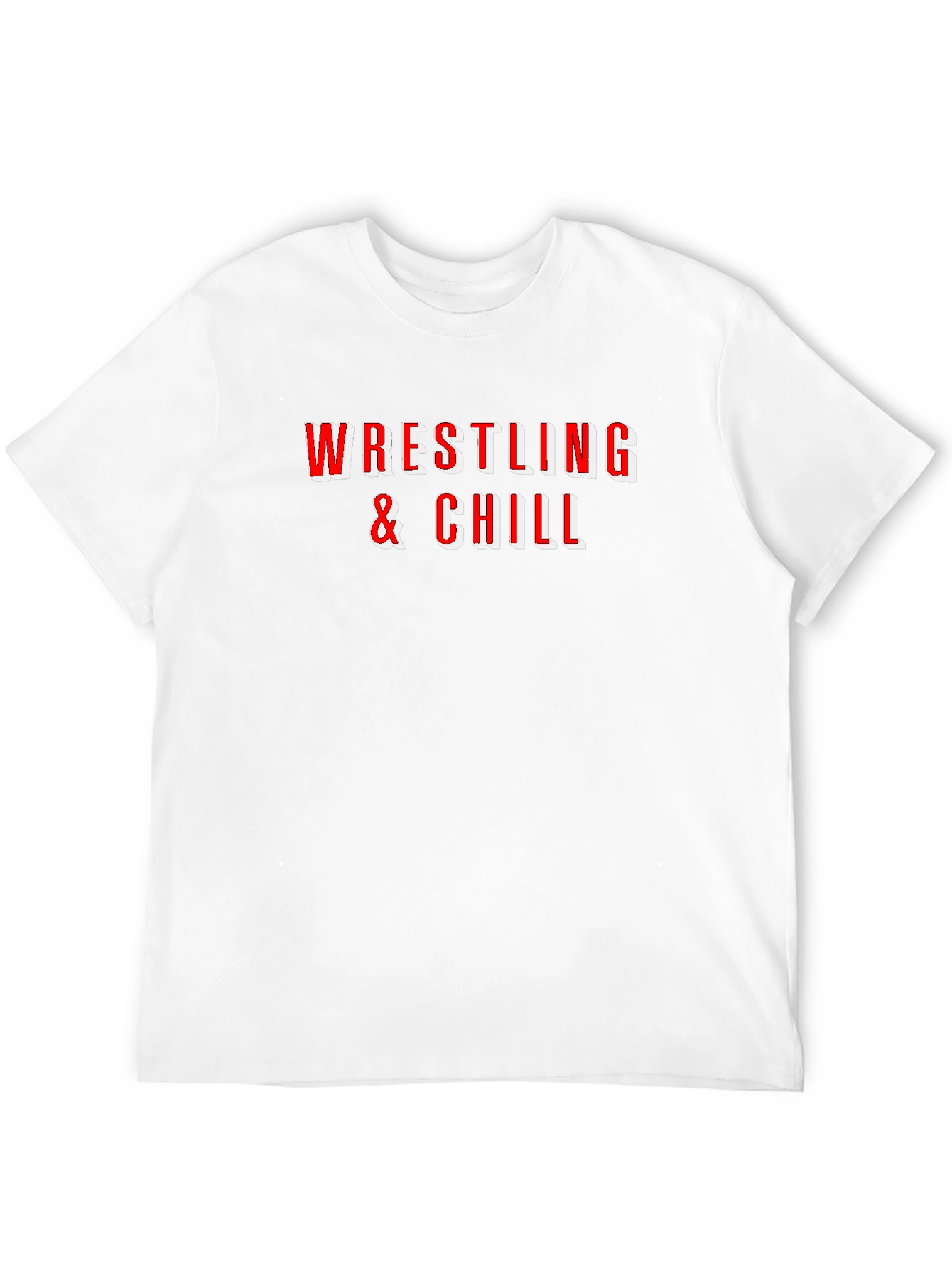 Wrestling & Chill Graphic T-Shirt