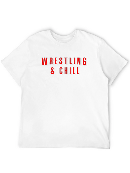 Wrestling & Chill Graphic T-Shirt