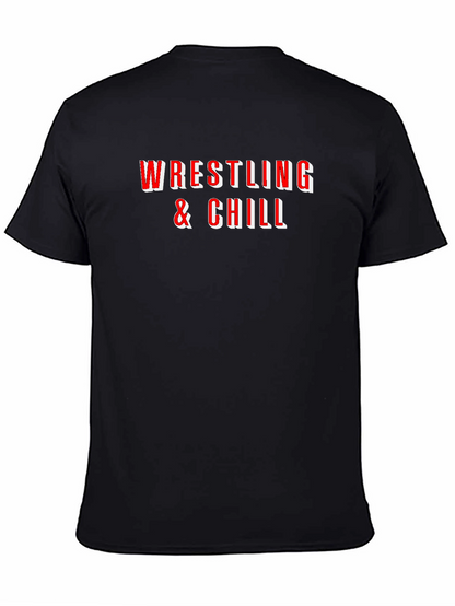 Wrestling & Chill Graphic T-Shirt
