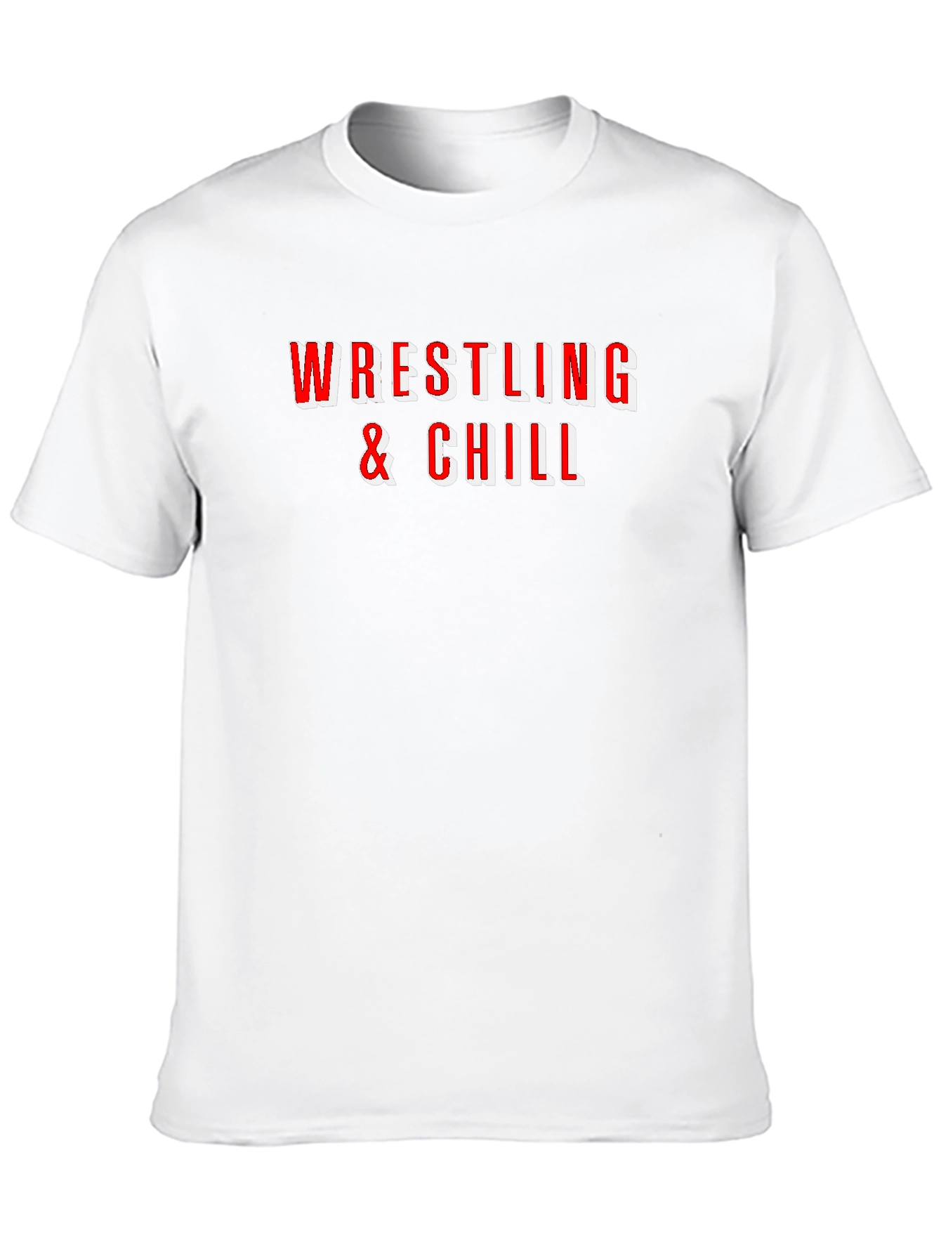 Wrestling & Chill Graphic T-Shirt