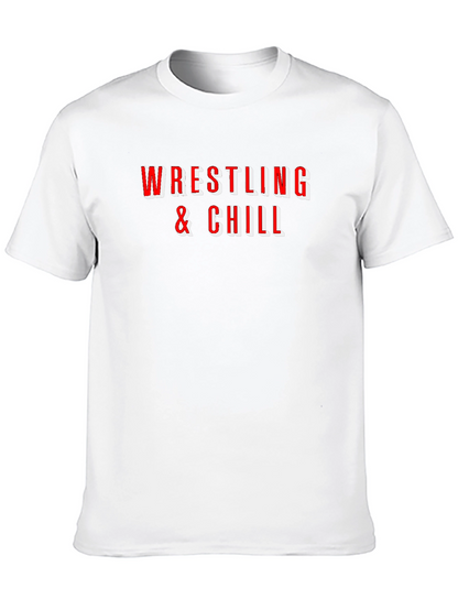 Wrestling & Chill Graphic T-Shirt