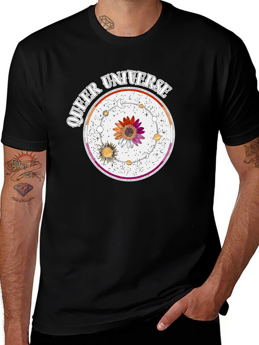 Queer Universe Graphic T-Shirt - Lesbian Pride