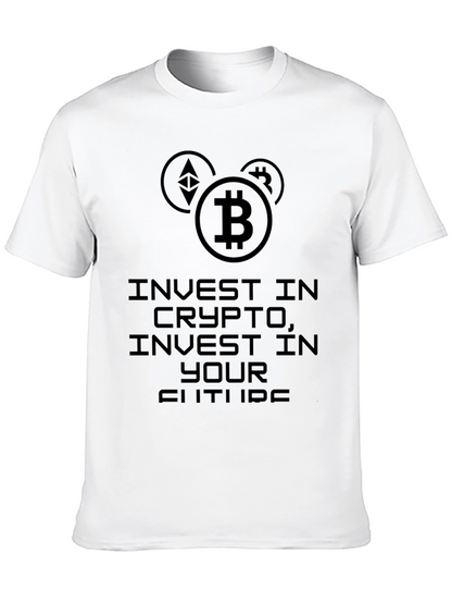 Invest in Crypto Black T-Shirt