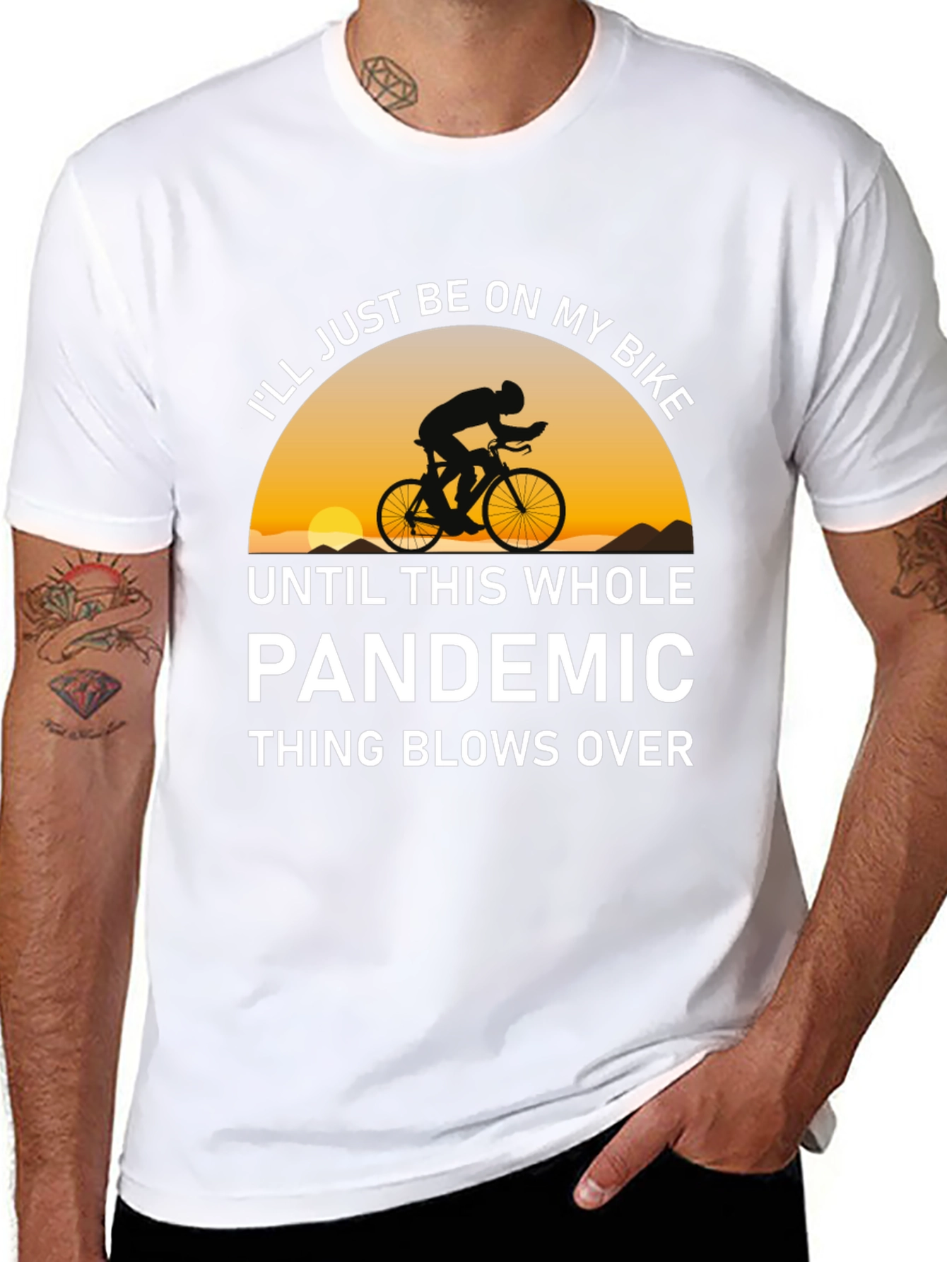 Bike Pandemic T-Shirt - Ride Out The Storm!