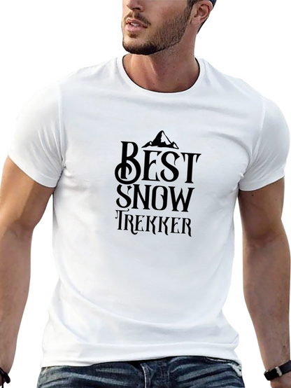 Best Snow Trekker Black T-Shirt